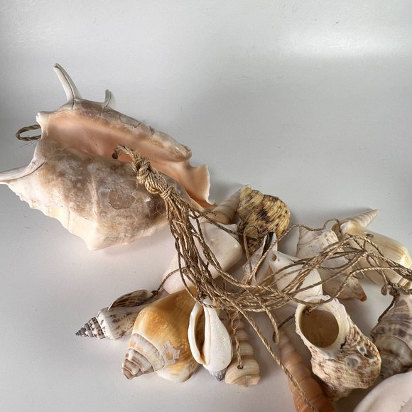 Hanging Sea Shell Mobile Wind Chime Chandelier Boho Nautical Beach Decor - Picture 3 of 13
